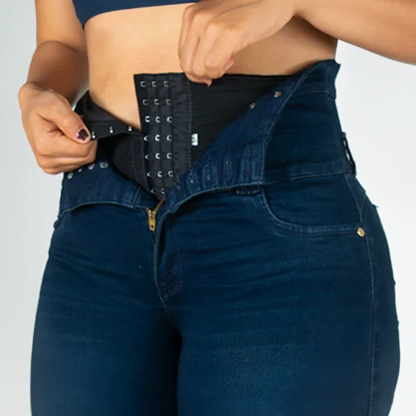 🔥JEAN LEVANTA COLA CONTROL DE ABDOMEN CON FAJA INTERNA🔥