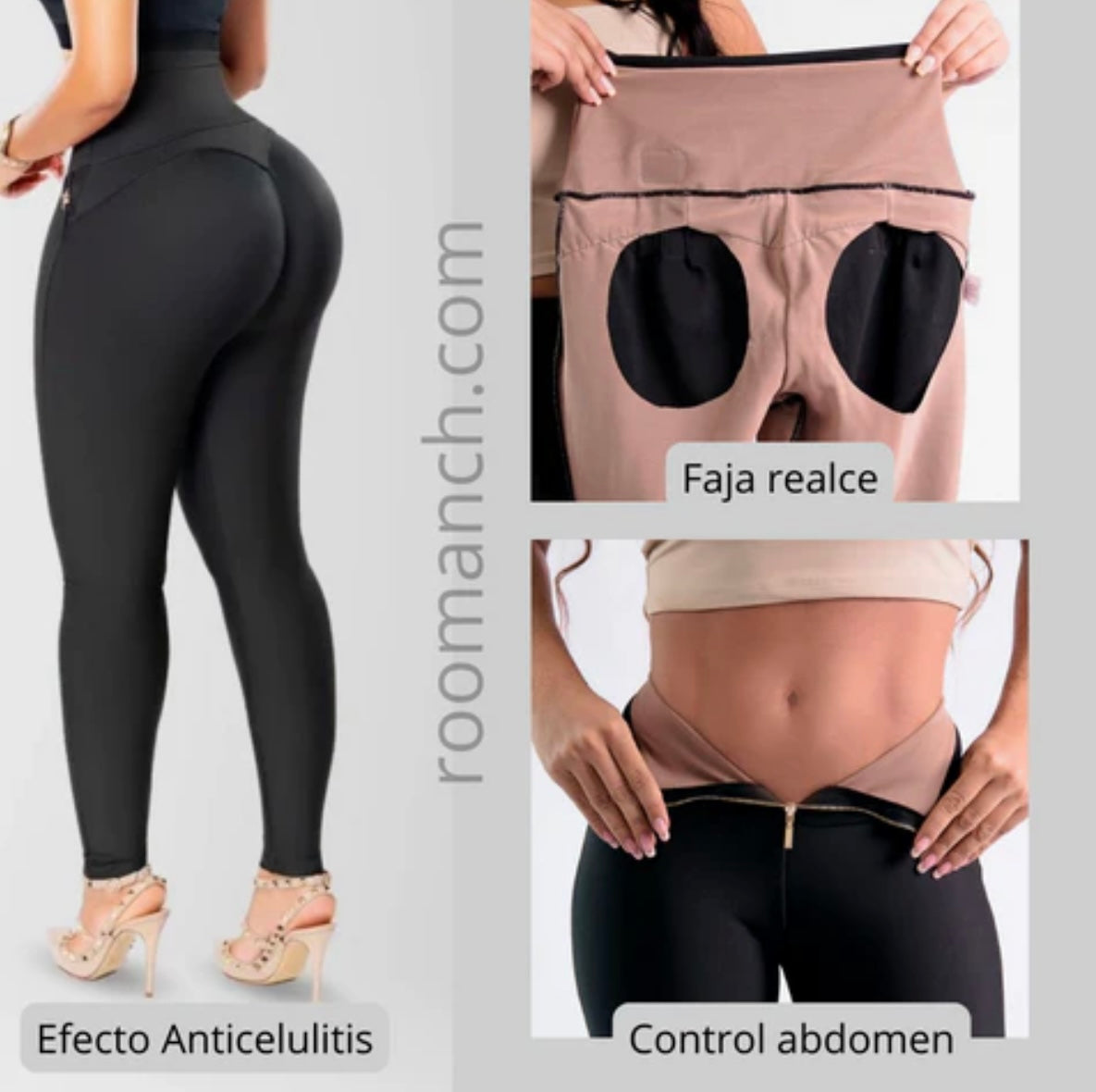 💃🏻🎁LEGGINS FAJA LEVANTA COLA Y CONTROL DE ABDOMEN💃🏻🎁