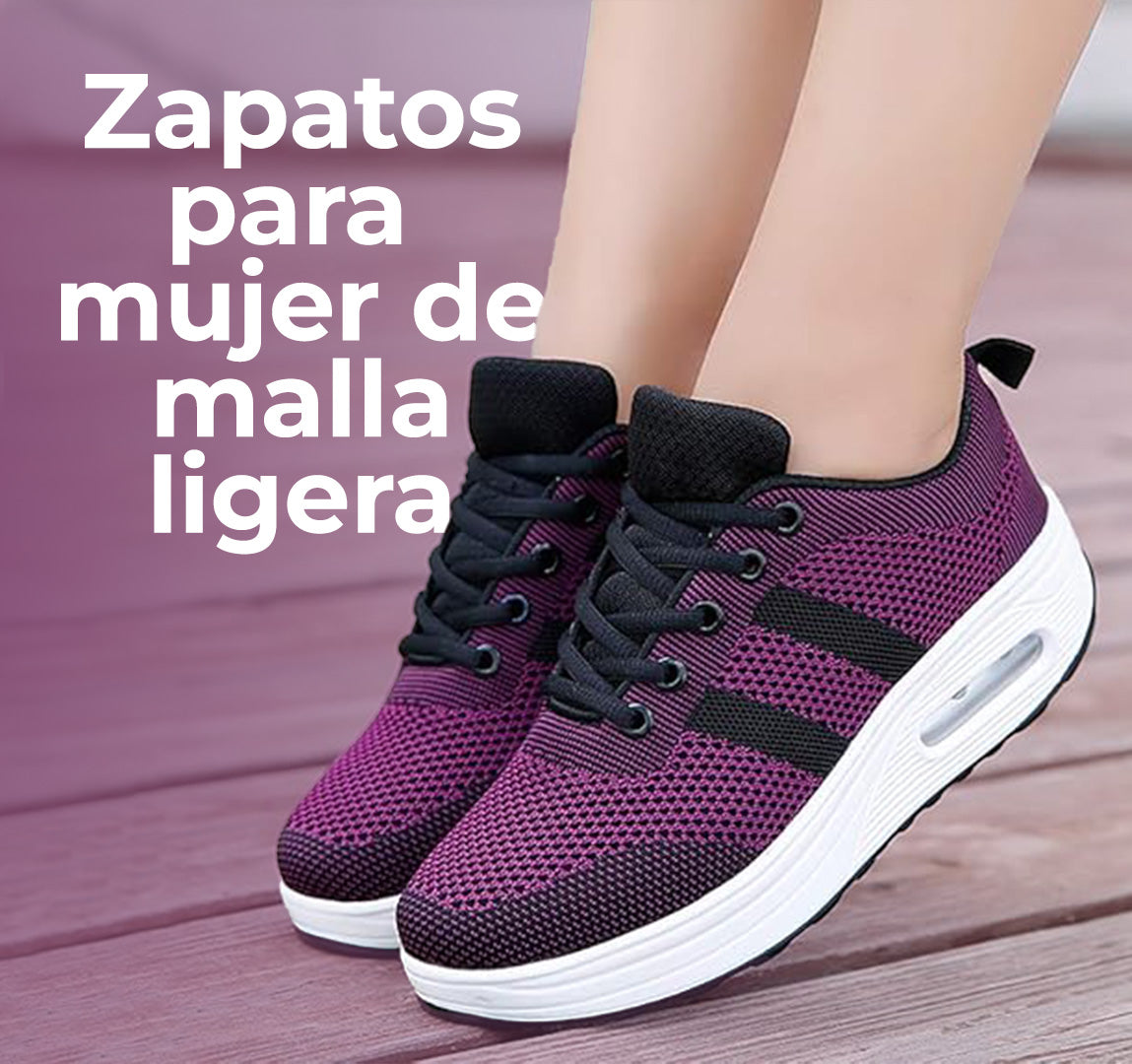 ⭐👣Zapatos para mujer de malla ligera👣⭐